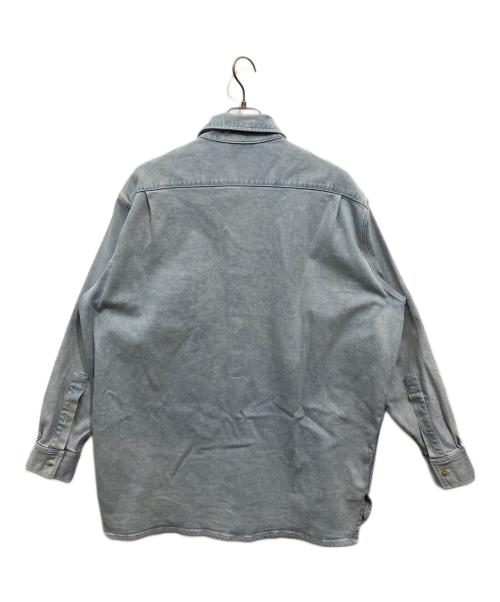 Acne studios（アクネ ストゥディオズ）ACNE STUDIOS (アクネ ストゥディオズ) ヴィンテージ加工 オーバーサイズ デニムシャツ / Atlent Denim インディゴ サイズ:44の古着・服飾アイテム