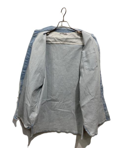 Acne studios（アクネ ストゥディオズ）ACNE STUDIOS (アクネ ストゥディオズ) ヴィンテージ加工 オーバーサイズ デニムシャツ / Atlent Denim インディゴ サイズ:44の古着・服飾アイテム