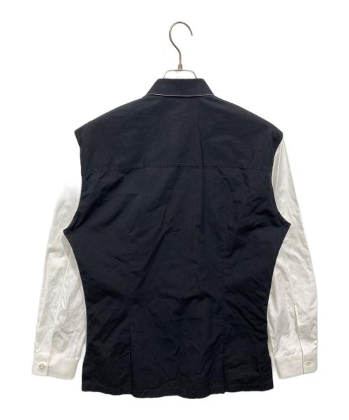 BALENCIAGA（バレンシアガ）BALENCIAGA (バレンシアガ) ドレスシャツ ホワイト×ブラック サイズ:41の古着・服飾アイテム