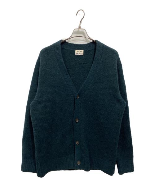 Acne studios（アクネ ストゥディオズ）Acne studios (アクネ ストゥディオズ) カシミヤ混カーディガン グリーン サイズ:Mの古着・服飾アイテム