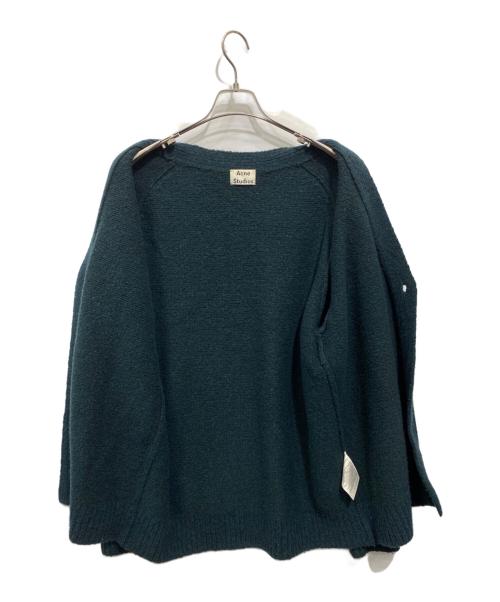 Acne studios（アクネ ストゥディオズ）Acne studios (アクネ ストゥディオズ) カシミヤ混カーディガン グリーン サイズ:Mの古着・服飾アイテム