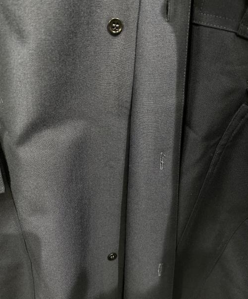 MARNI（マルニ）MARNI (マルニ) 21AW トロピカルウール 半袖シャツ ネイビー サイズ:46の古着・服飾アイテム