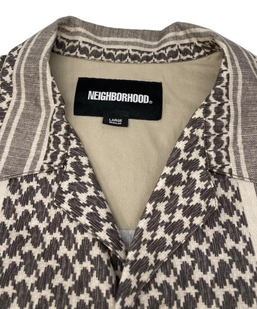NEIGHBORHOOD（ネイバーフッド）NEIGHBORHOOD (ネイバーフッド) 26SS SHEMAGH PATTERN SHIRT ベージュ サイズ:Lの古着・服飾アイテム