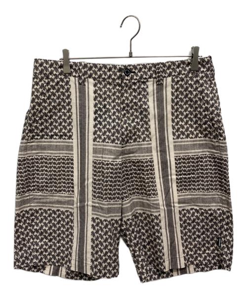 NEIGHBORHOOD（ネイバーフッド）NEIGHBORHOOD (ネイバーフッド) SHEMAGH PATTERN SHORT PANTS ベージュ サイズ:Lの古着・服飾アイテム