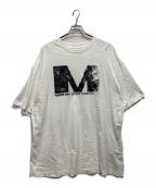 MM6 Maison Margielaエムエムシックスメゾンマルジェラ）の古着「プリントTシャツ」｜ホワイト