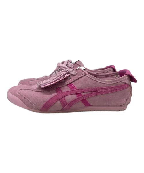 Onitsuka Tiger（オニツカタイガー）Onitsuka Tiger (オニツカタイガー) patou (パトゥ) MEXICO'66/ローカットスニーカー ピンク サイズ:US 9 1/2の古着・服飾アイテム
