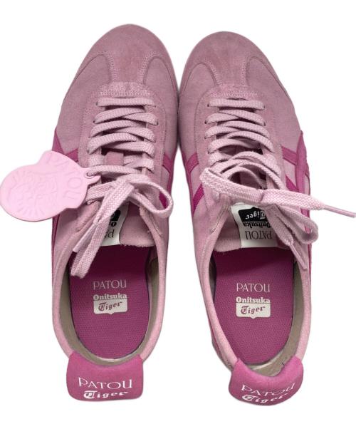 Onitsuka Tiger（オニツカタイガー）Onitsuka Tiger (オニツカタイガー) patou (パトゥ) MEXICO'66/ローカットスニーカー ピンク サイズ:US 9 1/2の古着・服飾アイテム