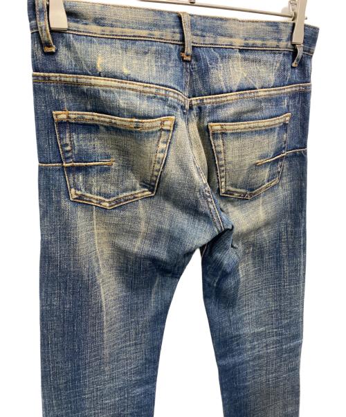 DIOR HOMME（ディオール オム）Dior Homme (ディオール オム) 07SS エディ期 ファインドアゲイン ダメージ加工 インディゴ サイズ:27の古着・服飾アイテム
