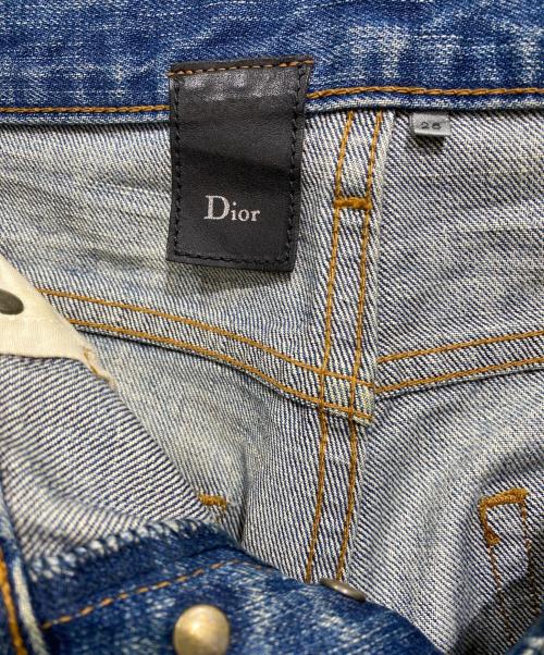 DIOR HOMME（ディオール オム）DIOR HOMME (ディオール オム) 06AW エディ期 爪痕加工デニム インディゴ サイズ:SIZE　28の古着・服飾アイテム