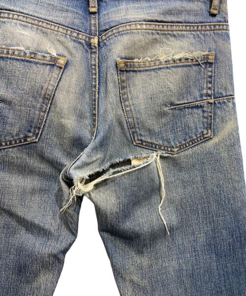 DIOR HOMME（ディオール オム）DIOR HOMME (ディオール オム) 06AW エディ期 爪痕加工デニム インディゴ サイズ:SIZE　28の古着・服飾アイテム