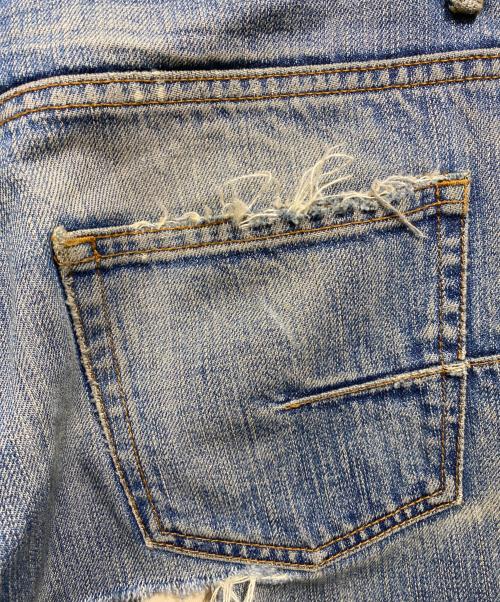 DIOR HOMME（ディオール オム）DIOR HOMME (ディオール オム) 06AW エディ期 爪痕加工デニム インディゴ サイズ:SIZE　28の古着・服飾アイテム