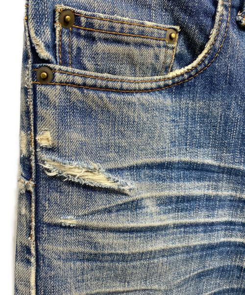 DIOR HOMME（ディオール オム）DIOR HOMME (ディオール オム) 06AW エディ期 爪痕加工デニム インディゴ サイズ:SIZE　28の古着・服飾アイテム