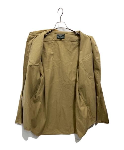 POLO COUNTRY（ポロカントリー）POLO COUNTRY (ポロカントリー) 襟コーデュロイハンティングシャツ ブラウン サイズ:XLの古着・服飾アイテム