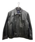 GAPギャップ）の古着「オールドレザージャケット」｜ブラック