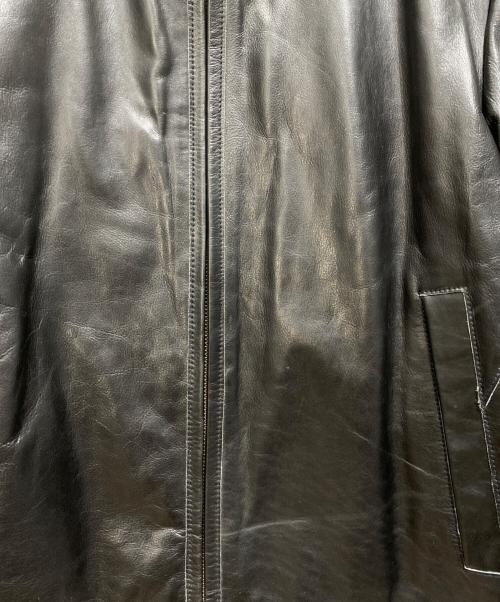 GAP（ギャップ）GAP (ギャップ) オールドレザージャケット ブラック サイズ:Mの古着・服飾アイテム