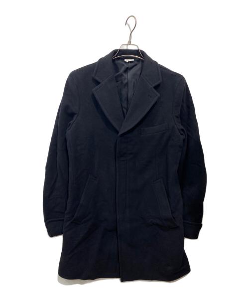 COMME des GARCONS HOMME DEUX（コムデギャルソン オム ドゥ）COMME des GARCONS HOMME DEUX (コムデギャルソン オム ドゥ) チェスタージップアップコート ブラック サイズ:Mの古着・服飾アイテム