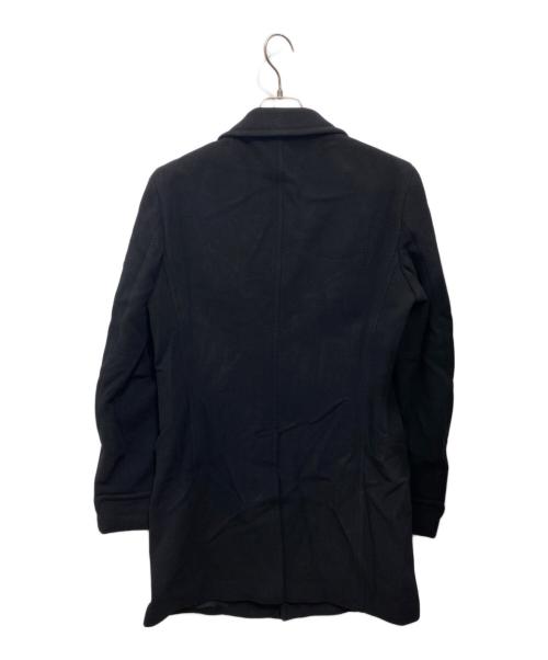 COMME des GARCONS HOMME DEUX（コムデギャルソン オム ドゥ）COMME des GARCONS HOMME DEUX (コムデギャルソン オム ドゥ) チェスタージップアップコート ブラック サイズ:Mの古着・服飾アイテム
