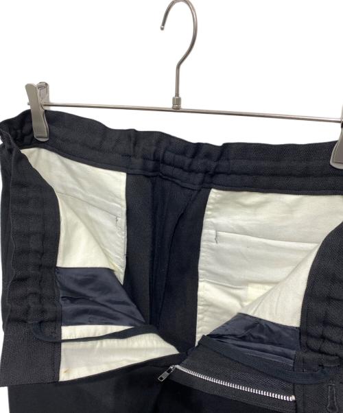 COMME des GARCONS HOMME DEUX（コムデギャルソン オム ドゥ）COMME des GARCONS HOMME DEUX (コムデギャルソン オム ドゥ) スラックスパンツ ブラック サイズ:Mの古着・服飾アイテム