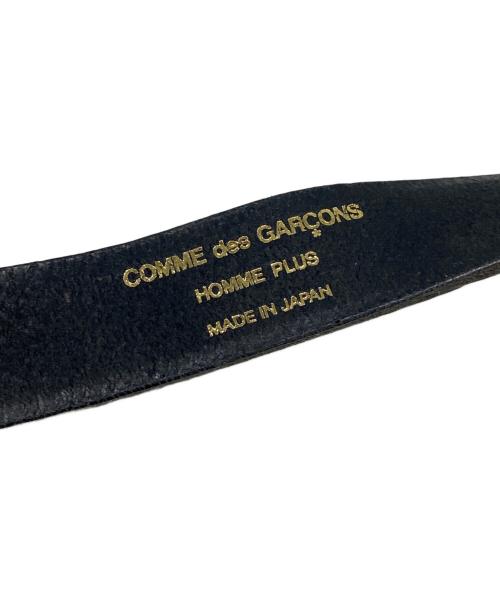 COMME des GARCONS HOMME PLUS（コムデギャルソンオムプリュス）COMME des GARCONS HOMME PLUS (コムデギャルソンオムプリュス) ベルト ブラックの古着・服飾アイテム