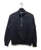 STONE ISLANDストーンアイランド）の古着「00’sハーフジップスウェット」｜ブラック