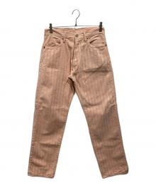 EVISU（エヴィス）の古着「LOT2007 デニムパンツ」｜ピンク