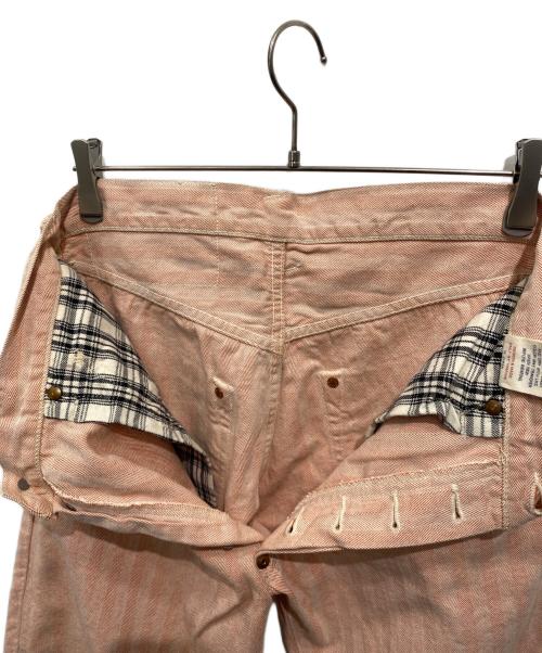 EVISU（エヴィス）EVISU (エヴィス) LOT2007 デニムパンツ ピンク サイズ:W33×L35の古着・服飾アイテム