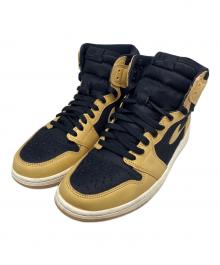 NIKE（ナイキ）の古着「AIR JORDAN 1 RETRO HIGH OG」｜ブラック×ベージュ