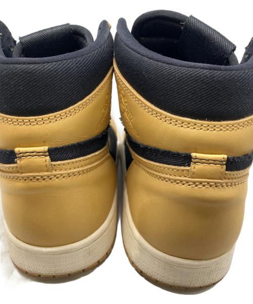 NIKE（ナイキ）NIKE (ナイキ) AIR JORDAN 1 RETRO HIGH OG ブラック×ベージュ サイズ:27.5cmの古着・服飾アイテム