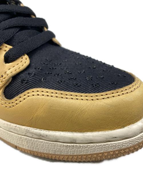 NIKE（ナイキ）NIKE (ナイキ) AIR JORDAN 1 RETRO HIGH OG ブラック×ベージュ サイズ:27.5cmの古着・服飾アイテム