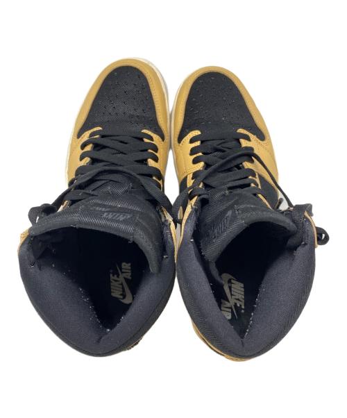 NIKE（ナイキ）NIKE (ナイキ) AIR JORDAN 1 RETRO HIGH OG ブラック×ベージュ サイズ:27.5cmの古着・服飾アイテム
