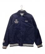 CarHarttカーハート）の古着「LETTERMAN JACKET」｜ネイビー