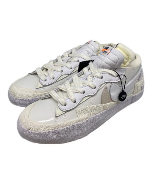 NIKE（ナイキ）NIKE (ナイキ) sacai (サカイ) ローカットスニーカー ホワイト サイズ:27㎝の古着・服飾アイテム