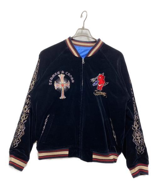 TED COMPANY（テッドカンパニー）TED COMPANY (テッドカンパニー) 別珍リバーシブルスカジャン ブラック サイズ:SIZE 42の古着・服飾アイテム