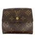 LOUIS VUITTON（ルイ ヴィトン）の古着「3つ折り財布」｜ブラウン