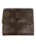 LOUIS VUITTON (ルイ ヴィトン) 3つ折り財布 ブラウン：8000円