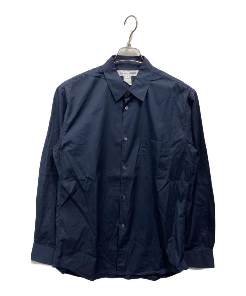 COMME des GARCONS SHIRT（コムデギャルソンシャツ）COMME des GARCONS SHIRT (コムデギャルソンシャツ) FOREVER コットンポプリンシャツ ネイビー サイズ:Mの古着・服飾アイテム