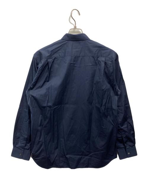 COMME des GARCONS SHIRT（コムデギャルソンシャツ）COMME des GARCONS SHIRT (コムデギャルソンシャツ) FOREVER コットンポプリンシャツ ネイビー サイズ:Mの古着・服飾アイテム