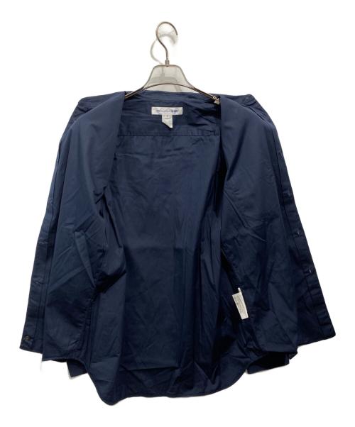 COMME des GARCONS SHIRT（コムデギャルソンシャツ）COMME des GARCONS SHIRT (コムデギャルソンシャツ) FOREVER コットンポプリンシャツ ネイビー サイズ:Mの古着・服飾アイテム
