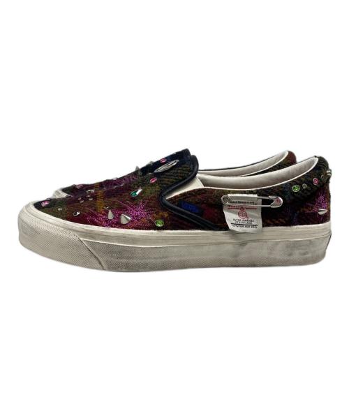 VANS（ヴァンズ）VANS (ヴァンズ) Harris Tweed (ハリスツイード) LX Classic Slip-On 98 ブラウン サイズ:26.5㎝の古着・服飾アイテム