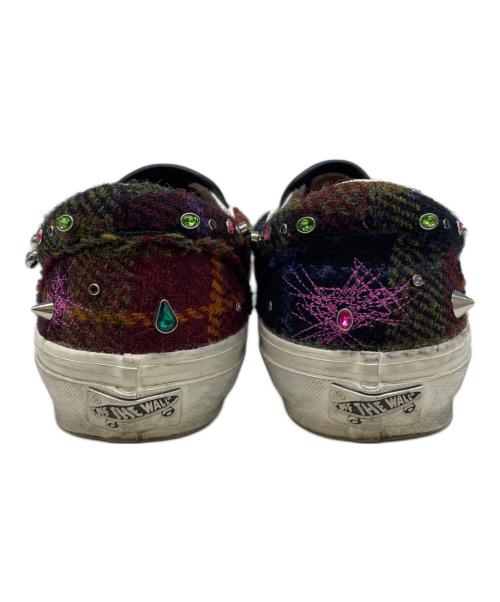 VANS（ヴァンズ）VANS (ヴァンズ) Harris Tweed (ハリスツイード) LX Classic Slip-On 98 ブラウン サイズ:26.5㎝の古着・服飾アイテム