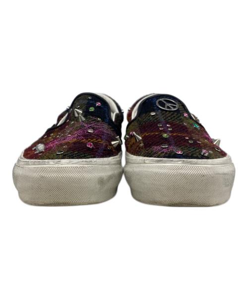 VANS（ヴァンズ）VANS (ヴァンズ) Harris Tweed (ハリスツイード) LX Classic Slip-On 98 ブラウン サイズ:26.5㎝の古着・服飾アイテム