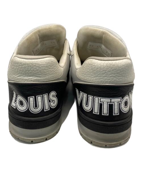 LOUIS VUITTON（ルイ ヴィトン）LOUIS VUITTON (ルイ ヴィトン) LV TRAINER SNEAKER ホワイト×ブラック サイズ:7 1/2の古着・服飾アイテム