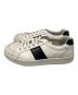 PRADA (プラダ) スニーカー ホワイト×ブラック サイズ:7：20000円