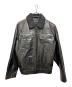 GAPギャップ）の古着「レザージャケット」｜ブラック