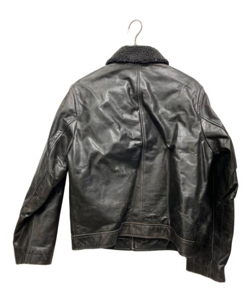 GAP（ギャップ）GAP (ギャップ) レザージャケット ブラック サイズ:Mの古着・服飾アイテム