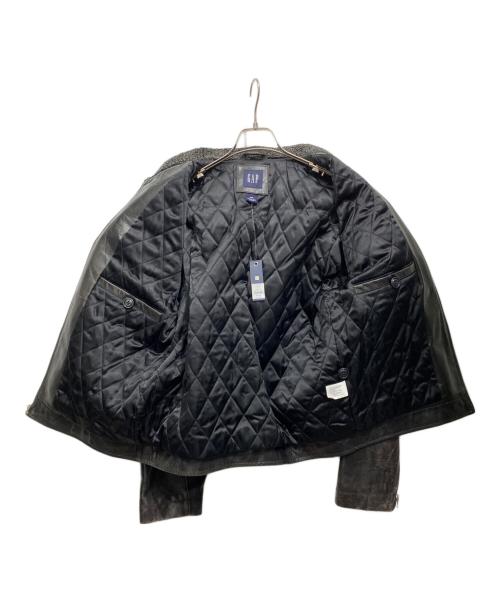 GAP（ギャップ）GAP (ギャップ) レザージャケット ブラック サイズ:Mの古着・服飾アイテム