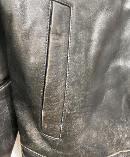 GAP（ギャップ）GAP (ギャップ) レザージャケット ブラック サイズ:Mの古着・服飾アイテム
