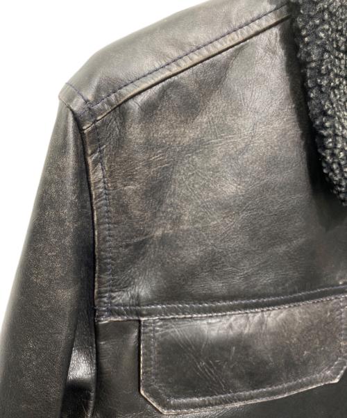 GAP（ギャップ）GAP (ギャップ) レザージャケット ブラック サイズ:Mの古着・服飾アイテム