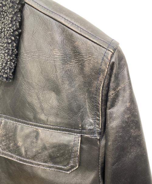 GAP（ギャップ）GAP (ギャップ) レザージャケット ブラック サイズ:Mの古着・服飾アイテム