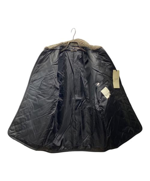 A.A.R（アール）A.A.R (アール) レザーキルティングコート ブラック サイズ:Lの古着・服飾アイテム
